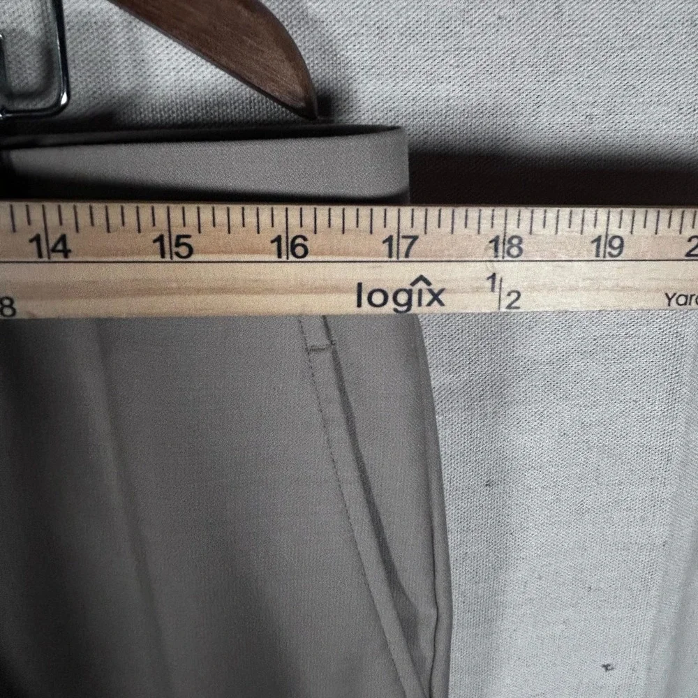 Tiglio Luxe Lanificio Di Biella Mens 36R Virgin Wool Dress‎ Pants Taupe Brown
